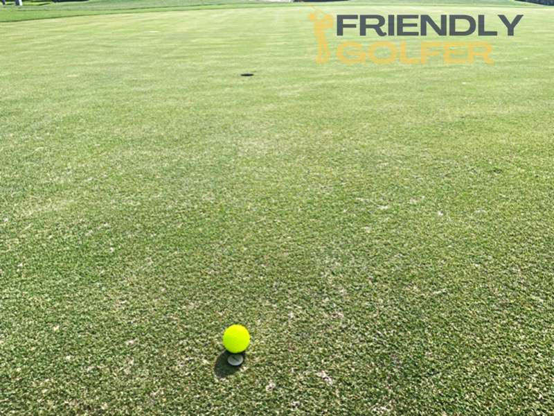 marked golf ball