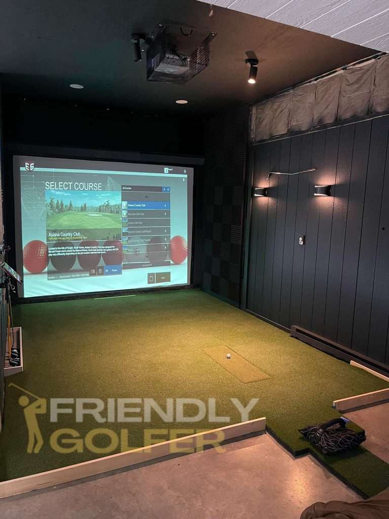 golf simulator flooring