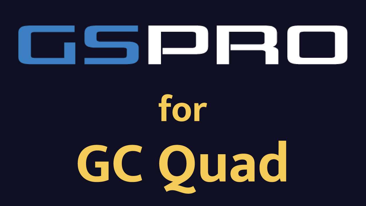 gcquad GSPro connection guide