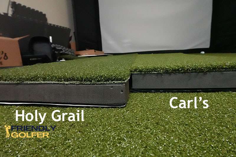 carl's divot action height vs holy grail