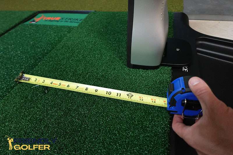 truestrike golf mat launch monitor section