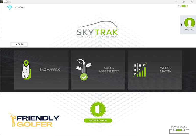 skytrak game improvement features