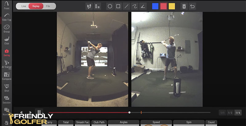 Screenshot swing optix in view